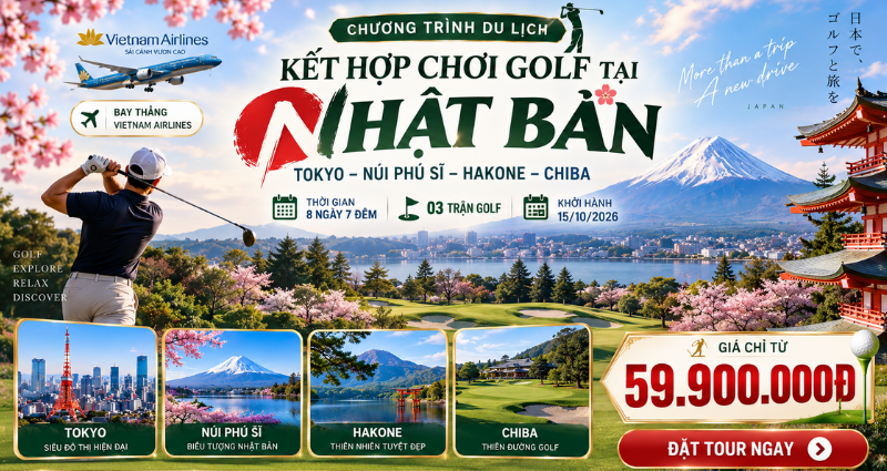 Chương Trình Du Lịch Kết Hợp Chơi Golf Tại Nhật Bản
